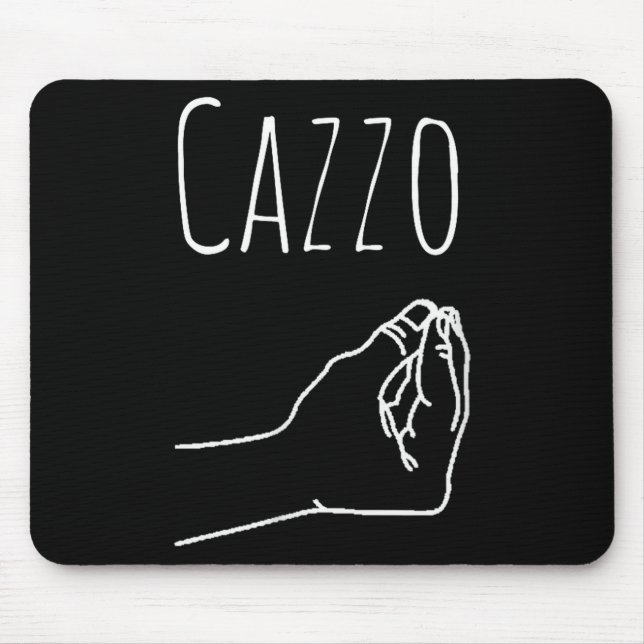 Cazzo Words In Italian Funny Quote Italy Gift  Musmatta (Framsidan)