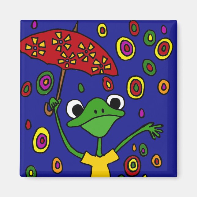 CB- Glorious Frog Dancing in Rain Magnet (Framsidan)