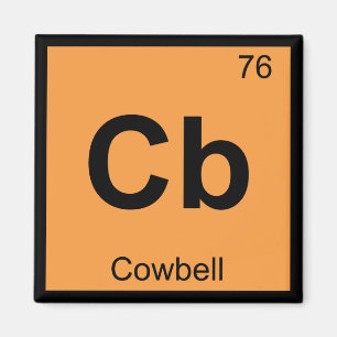 Cb - Kravmussik Kemins Periodiska System Symbol Magnet