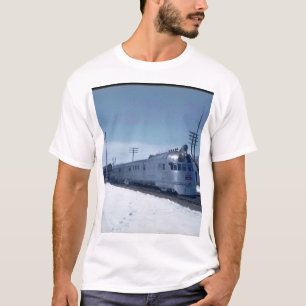 CB&Q "banbrytande Zephyr" #9900_Trains T-shirt