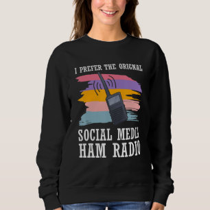 Cb Radio Prefer Original Social Media Ham Radio Am T Shirt