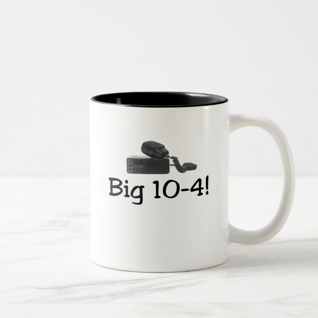 CB Radio T-shirts och presenter. Två-Tonad Mugg (Höger)