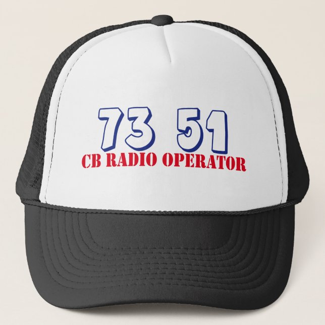 CB Radio Truckerkeps (Framsida)