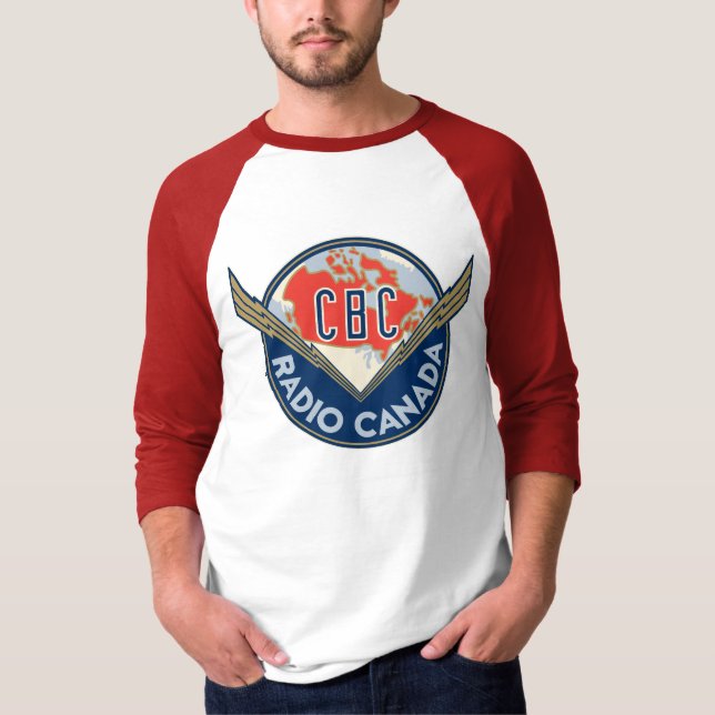 CBC 1940 Logotyp Raglan Tee Shirt (Framsida)
