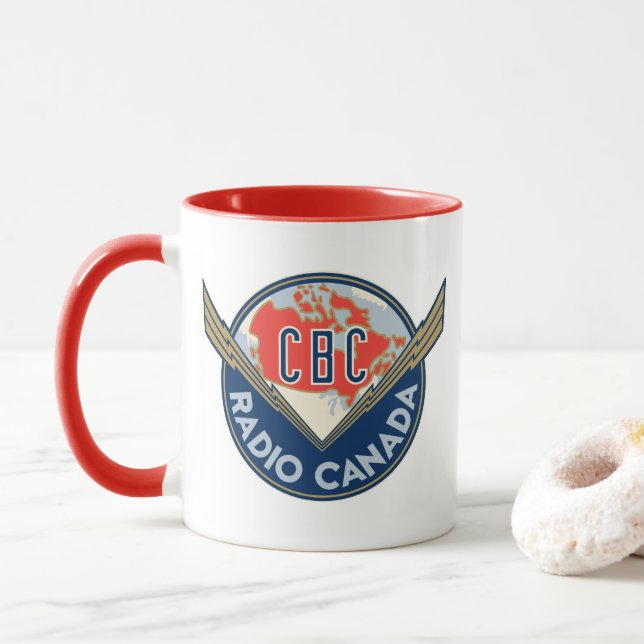 CBC 1940-Logotypers kombinationsenhet Mugg (Med munk)
