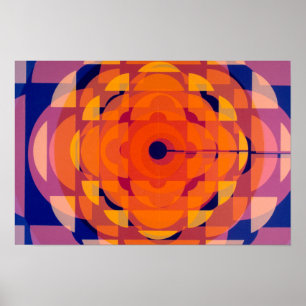 CBC 1970-talets stiliserade logotyp Poster