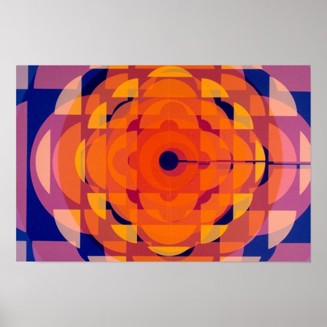 CBC 1970-talets stiliserade logotyp Poster (Framsidan)