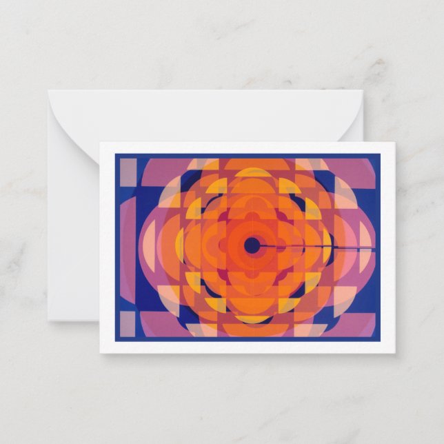 CBC 1970s Stylized Logotyp Anteckningskort (Framsida)