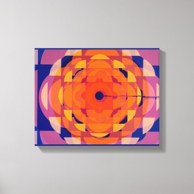 CBC 1970s Stylized Logotyp Canvastryck (Framsida)