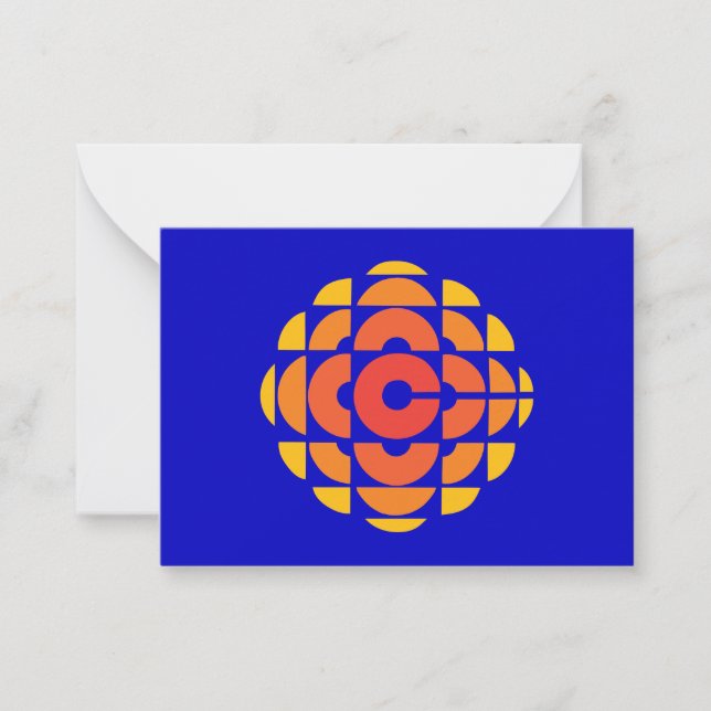 CBC 1974-Logotyp Anteckningskort (Framsida)