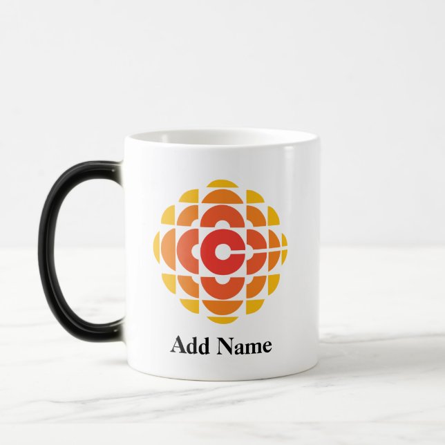 CBC 1974 Logotyp Personlig Morphing Mugg (Vänster)