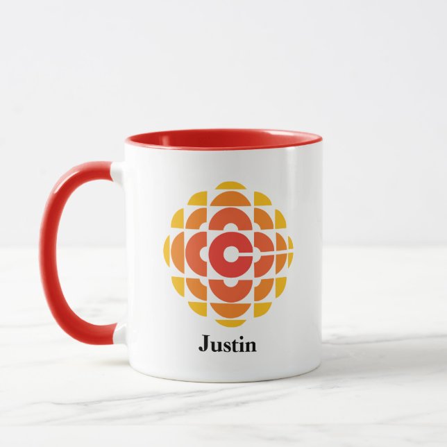 CBC 1974 Logotyp - Ringer Mugg med eget namn (Vänster)