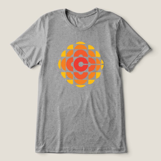 CBC 1974 Logotyp Tri-blend T-Shirt (Design Framsida)