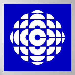 CBC 1986 Logotyp Blue Poster