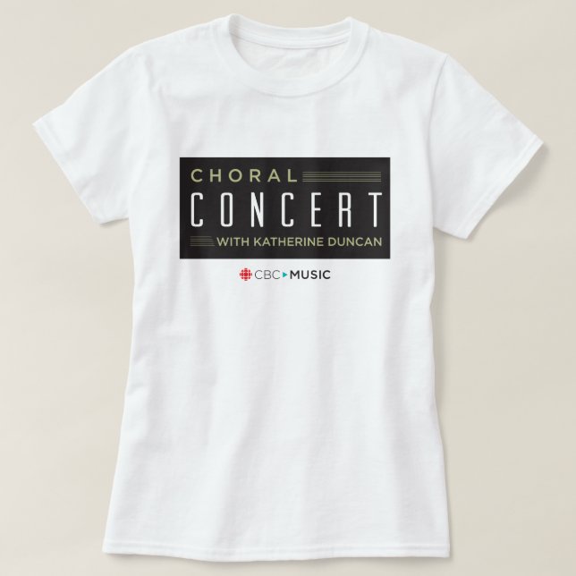 CBC Choral Concert T-shirt (Design framsida)