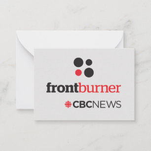 CBC Front Burner Poster Anteckningskort