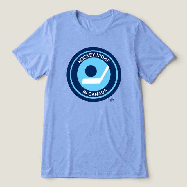 CBC Hockey Night Retro-logotyp T Shirt (Design Framsida)
