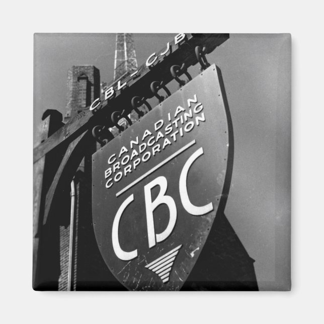 CBC Jarvis Street Sign (1940s) Magnet (Framsidan)