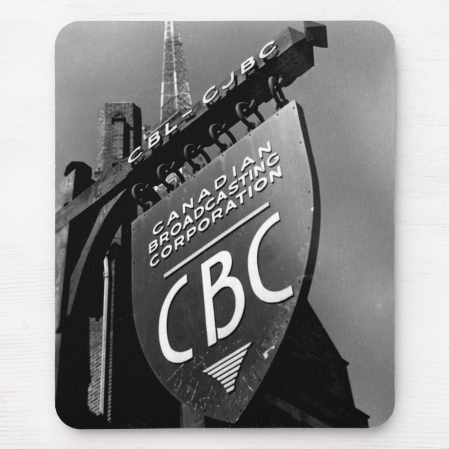 CBC Jarvis Street Sign (1940s) Musmatta (Framsidan)