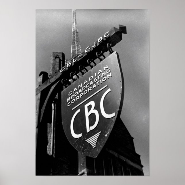 CBC Jarvis Street Sign (1940s) Poster (Framsidan)