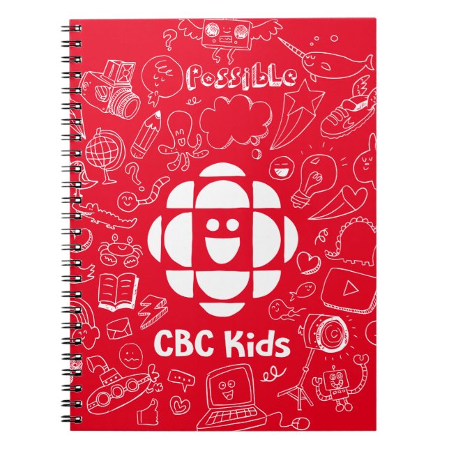 CBC Kids Doodle - bärbar dator Anteckningsbok (Framsidan)