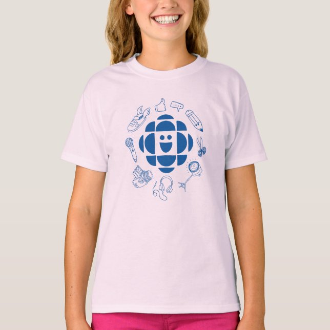 CBC Kids Doodle Girls' T Shirt (Framsida)
