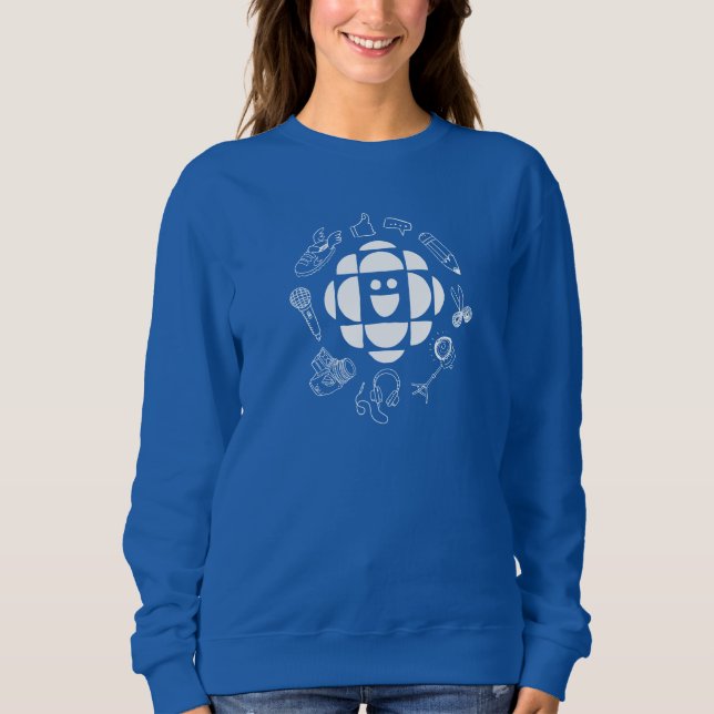 CBC Kids Doodle Women's Sweatshirt T Shirt (Framsida)