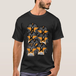 CBC Kung - Färg Båda sidorna Black Shirt T