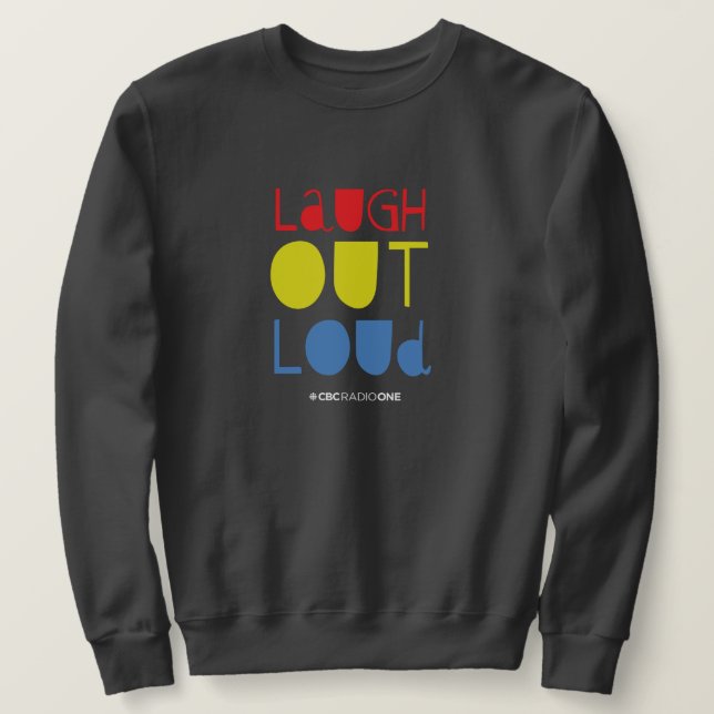 CBC Laugh Out Loud Lång Ärmad Tröja (Design framsida)