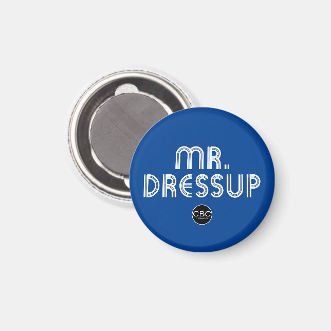 CBC Mr Dressup Title Graphic Magnet (Front/Back)