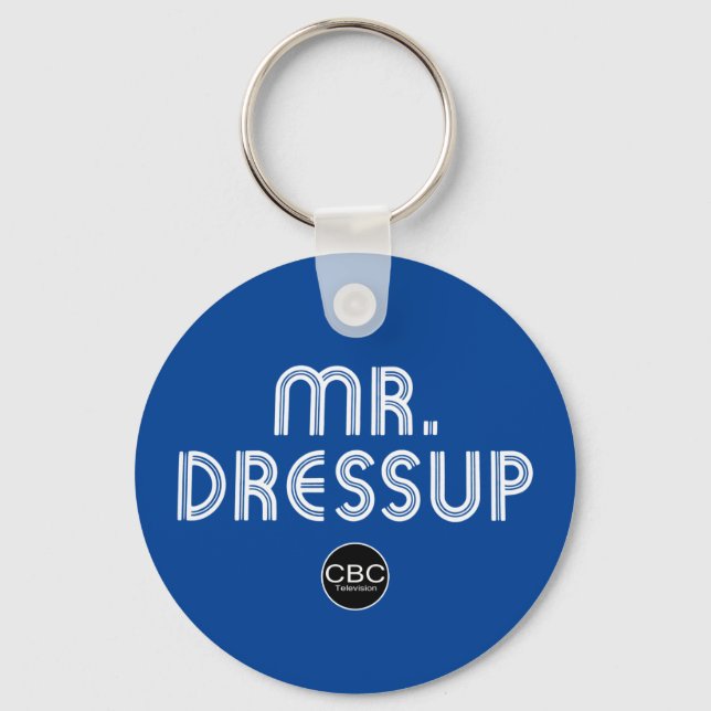 CBC Mr Dressup Title Graphic Nyckelring (Framsida)