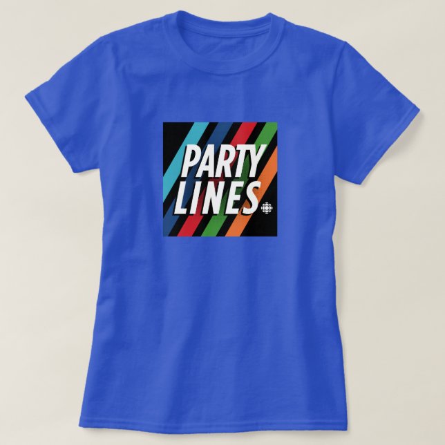 CBC Party Linjer Kvinnor i T Shirt (Design framsida)