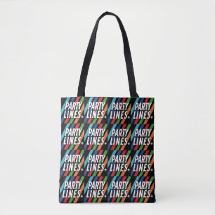CBC Party Linjer Shoulder Tote Tygkasse