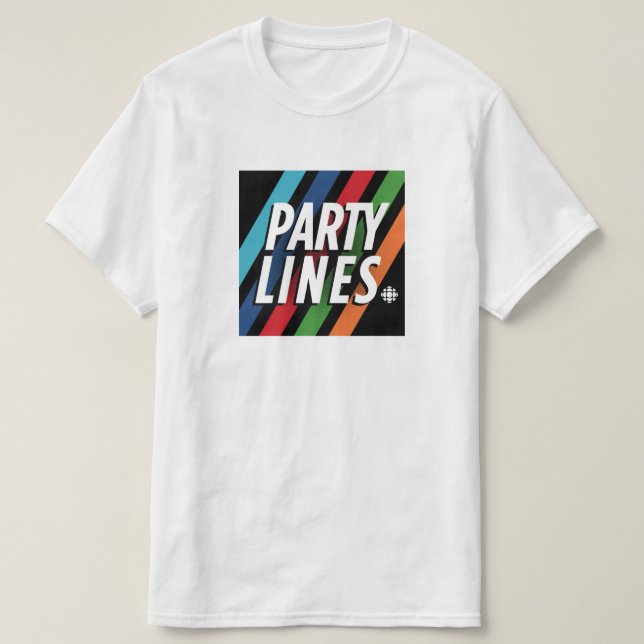 CBC Party Linjer T Shirt (Design framsida)