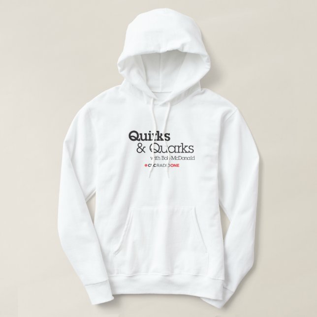CBC Quirks & Quarks Hoodie (Design framsida)