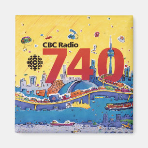 CBC Radio 740 - 1980 promografik Magnet