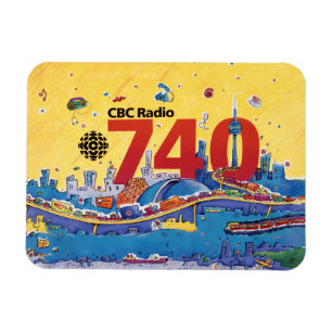 CBC Radio 740 - 1980 promografik Magnet