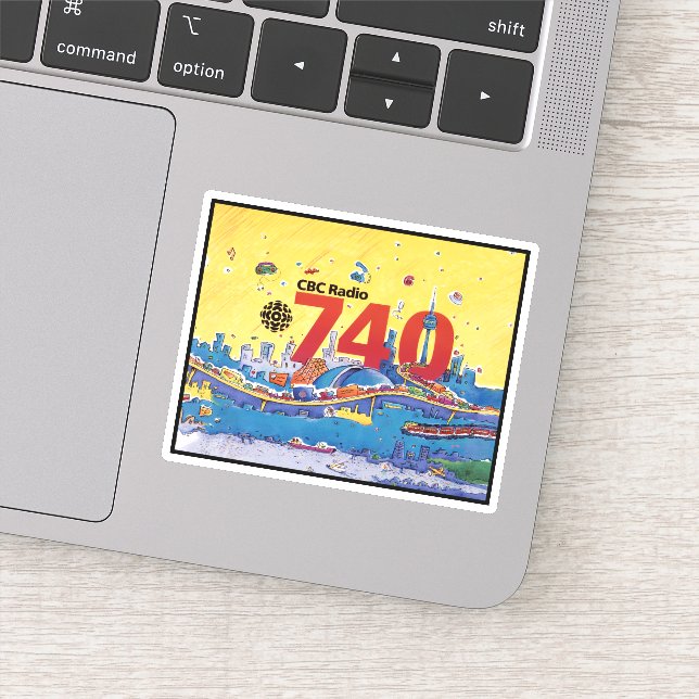 CBC Radio 740-märkning Klistermärken (Detalj)