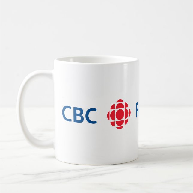 CBC/Radio-Canada-logotyp Kaffemugg (Vänster)