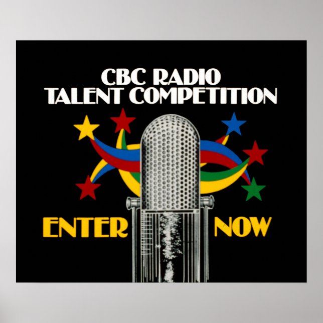 CBC Radio Talent Competition - Promo Poster (Framsidan)
