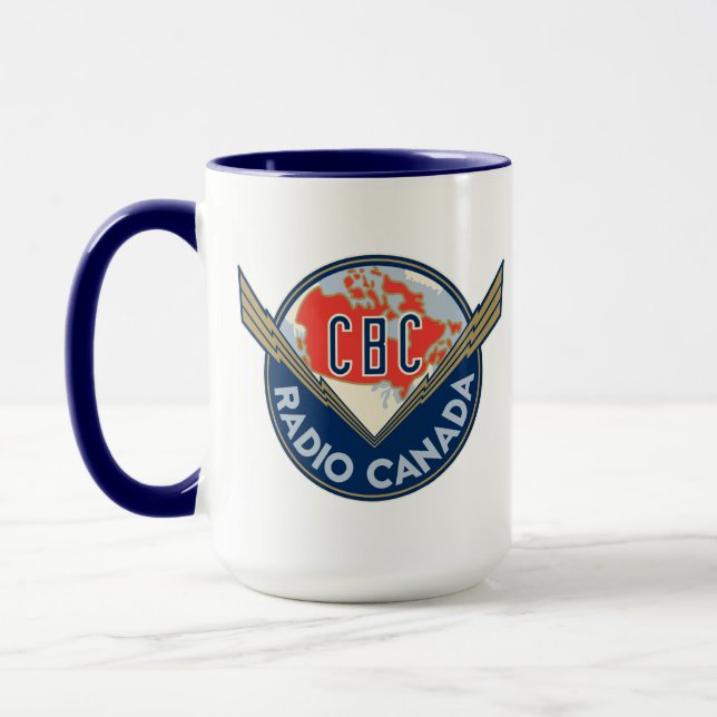 CBC Retro 1940s-Logotyp Mugg (Vänster)