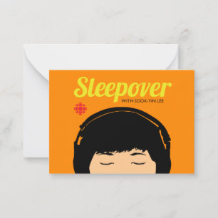 CBC Sleepover Anteckningskort