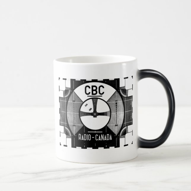 CBC Test Mönster Magisk Mugg (Höger)