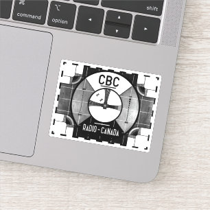 CBC Test Mönster Sticker Klistermärken