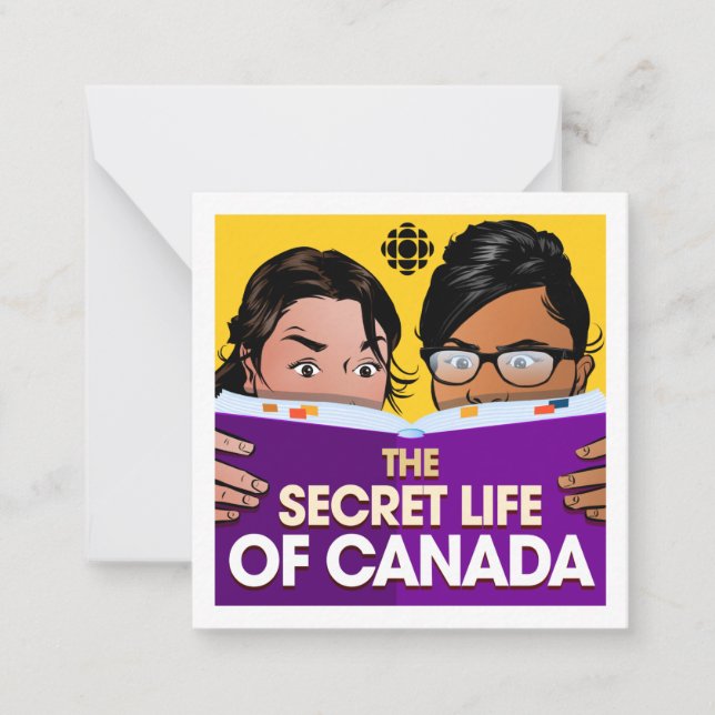 CBC The Secret Life of Canada Anteckningskort (Framsida)