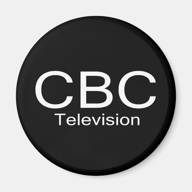 CBC TV Alt-Logotyp Magnet (Framsidan)
