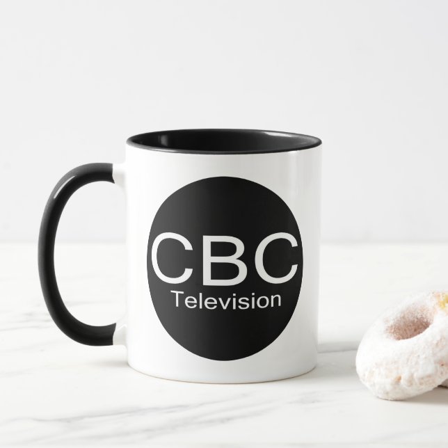 CBC TV Alt-Logotyp Mugg (Med munk)