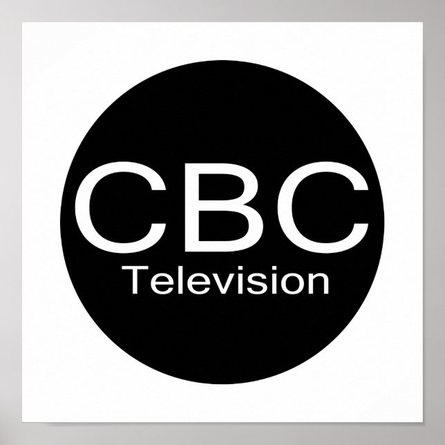 CBC TV Alt-Logotyp Poster (Framsidan)