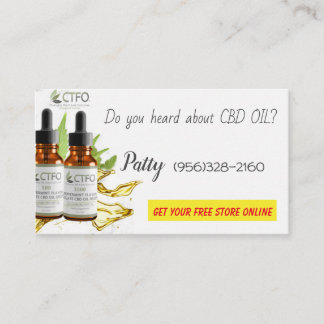 cbd-affärskort visitkort