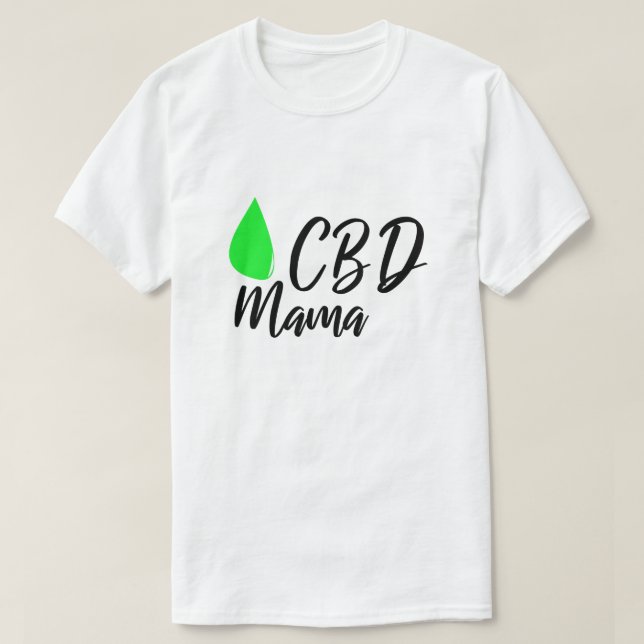 CBD-mammor - gåva för befordran för marknadsföring T Shirt (Design framsida)